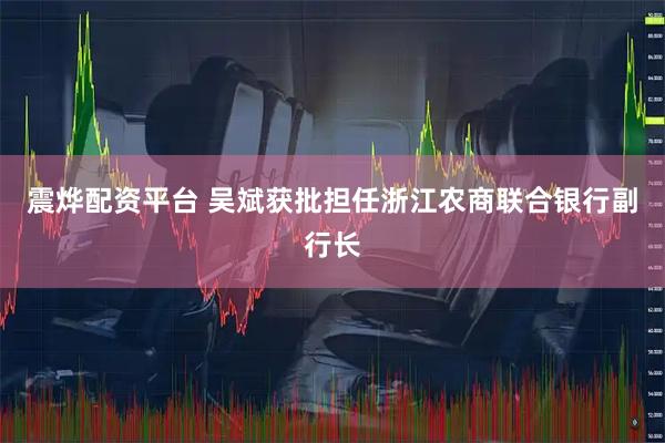 震烨配资平台 吴斌获批担任浙江农商联合银行副行长